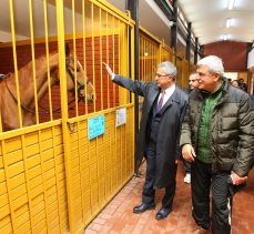 Başkanlar Atlı Binicilik Merkezini inceledi