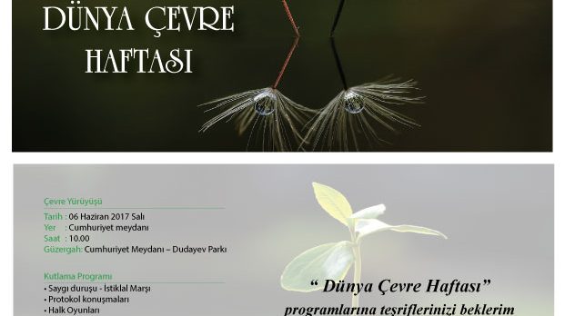 Dünya Çevre Hastası Dudayev’de Kutlanacak