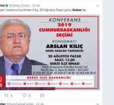 Genel Başkan Yardımcısı Gebze’ye Geliyor