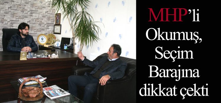 MHP’li Okumuş Seçim Barajına Dikkat Çekti!