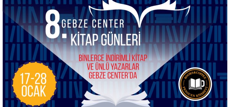 Gebze Center’da 8. Gebze Kitap Günleri başlıyor