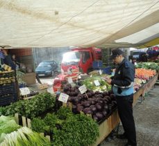 Gebze Zabıtasından pazarlara denetim