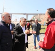 Başkan Şayir, Daire Başkanı Turan ile proje alanlarını gezdi