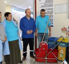 Büyükşehir temizlik personeline koronavirüs tedbirleri eğitimi