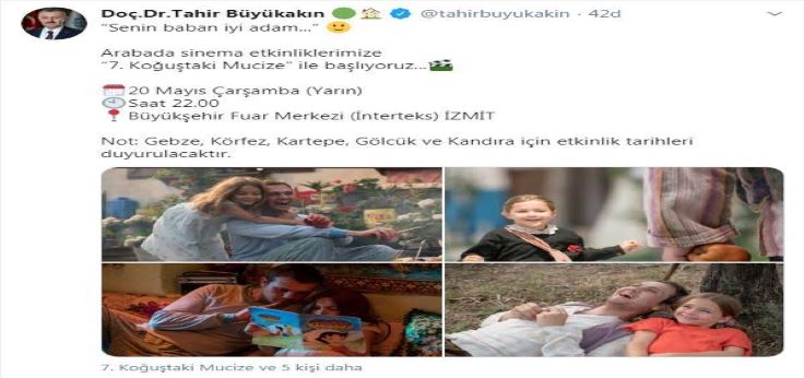 Arabada Sinema Etkinliği “7. Koğuştaki Mucize” ile Başlıyor