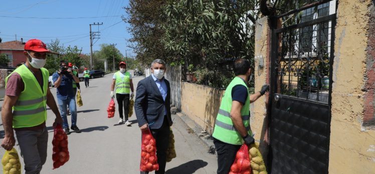 Başkan Şayir’den Her Haneye Patates Soğan Desteği