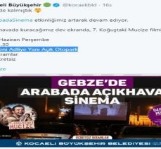 Arabada Sinema Etkinliklerine Devam Ediliyor