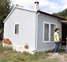 MAĞDUR AİLE EVİNE KAVUŞTU