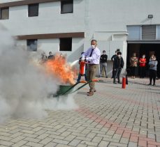 KÜLTÜR MÜDÜRLÜĞÜNDE YANGIN TATBİKATI