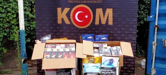 POLİSTEN KAÇAK MAKARON OPERASYONU