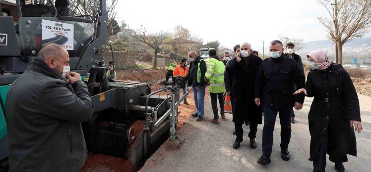 ‘’4,5 KİLOMETRELİK YOLU 20 GÜN İÇİNDE TAMAMLAYACAĞIZ’’