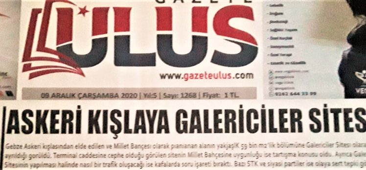 GALERİCİLER SİTESİNE TEPKİ BÜYÜK!