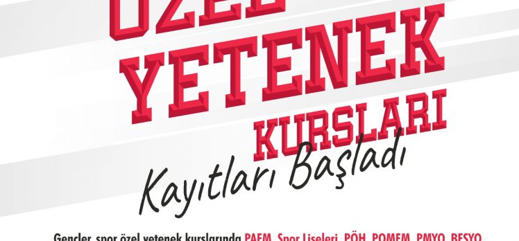 Özel yetenek kursları kayıtları başladı