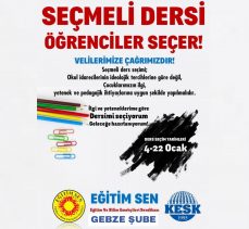 Eğitim Sen’den ders seçimi tepkisi