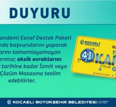 Esnaf Destek Paketi’nde süre uzatıldı