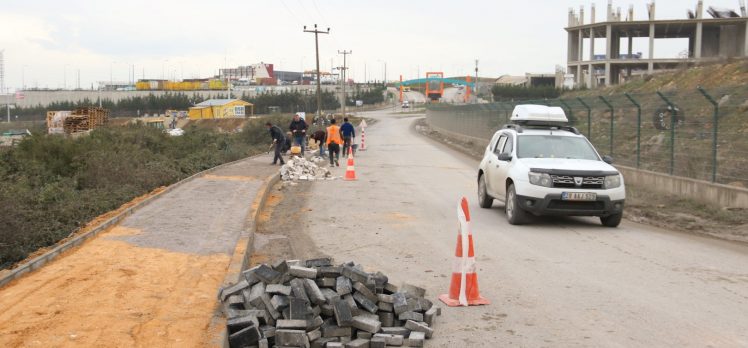 Dilovası Çerkeşli Caddesi’nde yaya güvenliği sağlanıyor