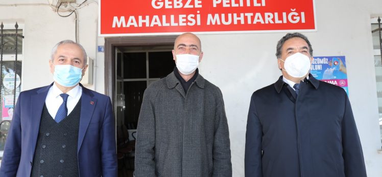 Kaymakam Güler’den Pelitli Mahalle muhtarına ziyaret