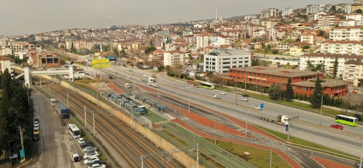 Kuruçeşme tramvay hattı yaya üst geçitleri için sondaj çalışması başladı