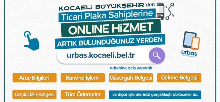 Ticari plaka sahiplerine URBAS ile hızlı çözüm