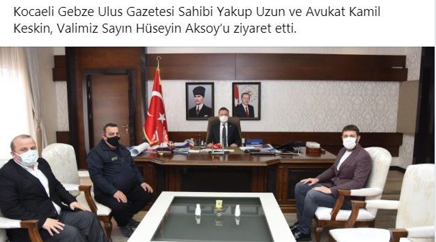 Vali Aksoy’un Kocaeli’ne selamı var