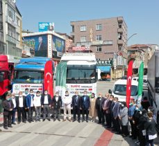 Yardım Tır’ları Dilovası’ndan uğurlandı