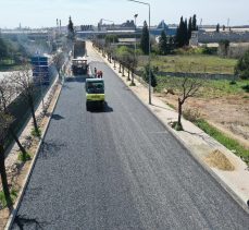 Gebze Ankara Caddesi’nde üstyapı çalışması