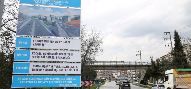 Kuruçeşme tramvay hattına çalışmalar başladı