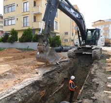 Çayırova’da yağmur suyu hattı çalışması