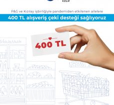 P&G’den İhtiyaç Sahiplerine Yardım Çeki