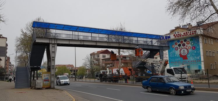 Şehit Teğmen Kamuran Ablak Yaya Üst Geçidine, Bakım, Onarım Yapıldı