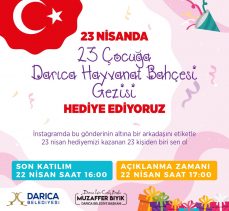 Darıca’da 23 Nisan’a özel kutlama