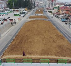 Karamürsel köprülü kavşağında çevre düzenlemesi