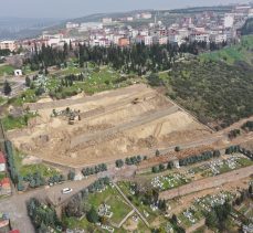 Dilovası mezarlıklarındaki çalışmalar tamamlanıyor