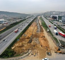 Gebze’deki dev projede çalışmalar Kuzey yan yolda yoğunlaştı