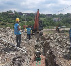 Körfez Kalburcu’da sağlıklı altyapı yapılıyor