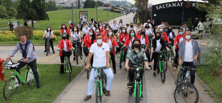 Anne Şehir, temiz çevre ve sağlıklı yaşam için pedal çevirdi