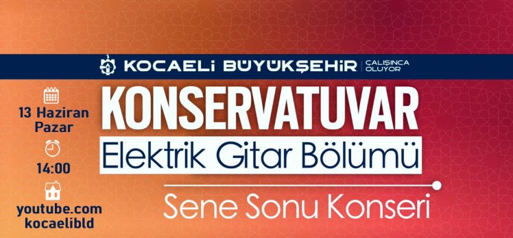 Konservatuvar Elektrik Gitar Bölümü öğrencilerinden yıl sonu konseri