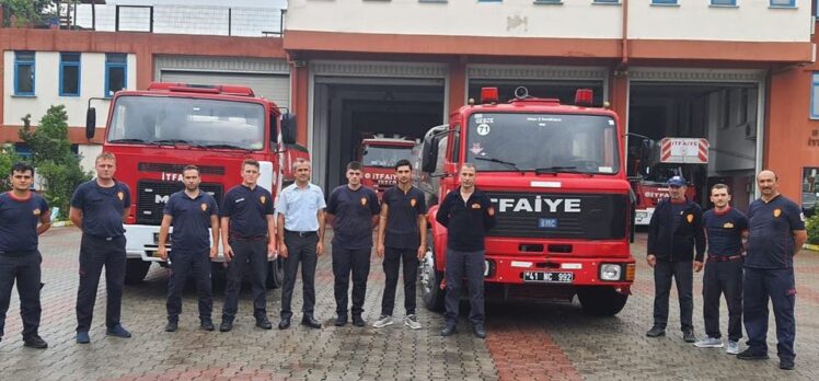 Kocaeli İtfaiyesi’nden Düzce’ye yardım eli