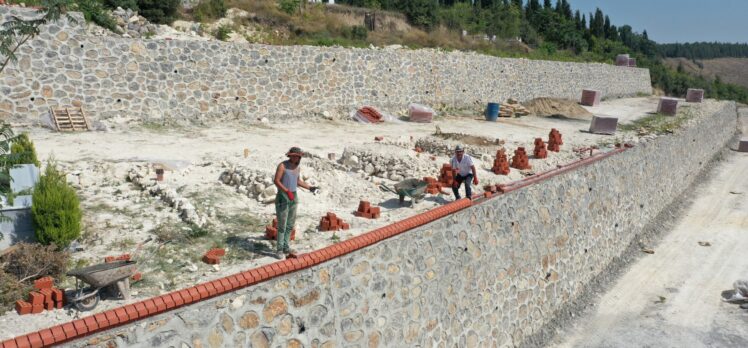 Dilovası Orhangazi Mezarlığı’ndaki çalışmalarda sona doğru