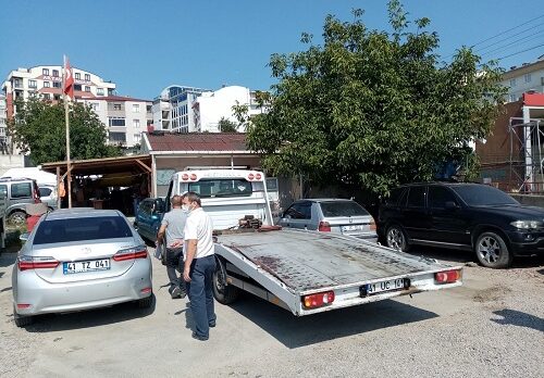 Kocaeli’ndeki yediemin otoparkları denetlendi