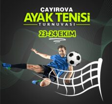 <strong>Çayırova’da Ayak Tenisi Turnuvası</strong>