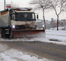 Kar yağışı Darıca’da çileye dönüşmedi