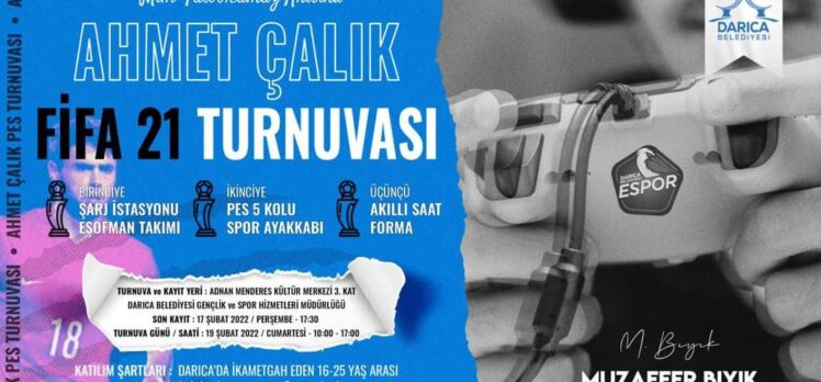 Darıca’da gençler için FİFA 2021 turnuvası