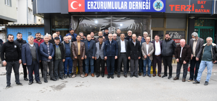 Çiftçi, derneklerle buluşuyor, hizmetleri anlatıyor