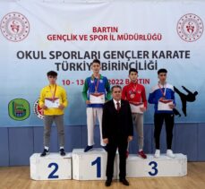 ÇESK karate sporcularından 1 altın 1 gümüş