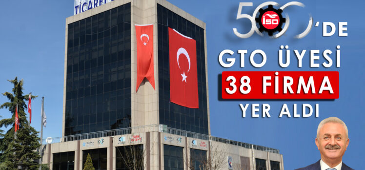 İso ikinci 500’de GTO’nun gurur tablosu