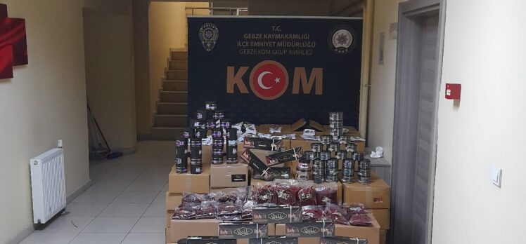 Çayırova’da 1 ton 899 kg. kaçak nargile tütün ele geçirildi…