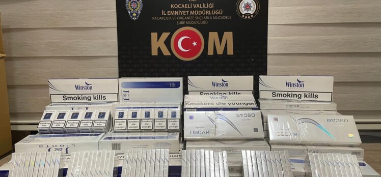 1030 paket kaçak sigara ele geçirildi