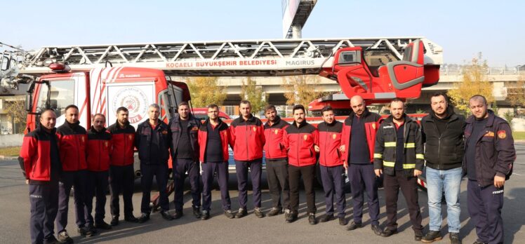 KO-MEK Gebze’de itfaiyecilik operatörlüğü eğitimi