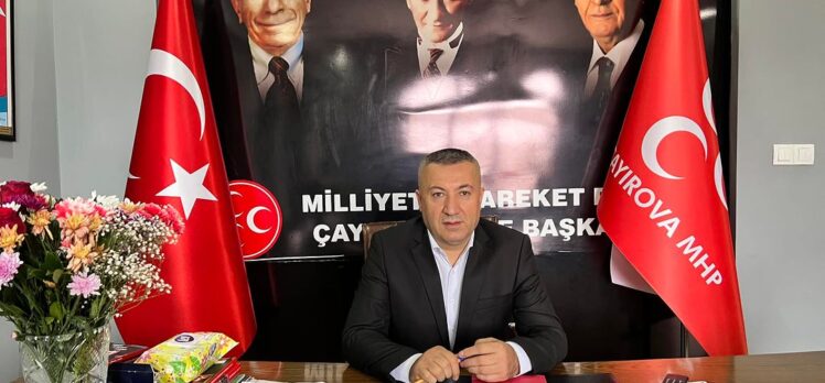 Çayırova MHP İlçe Başkanı İsmail Akkuş, İsrail’i kınadı